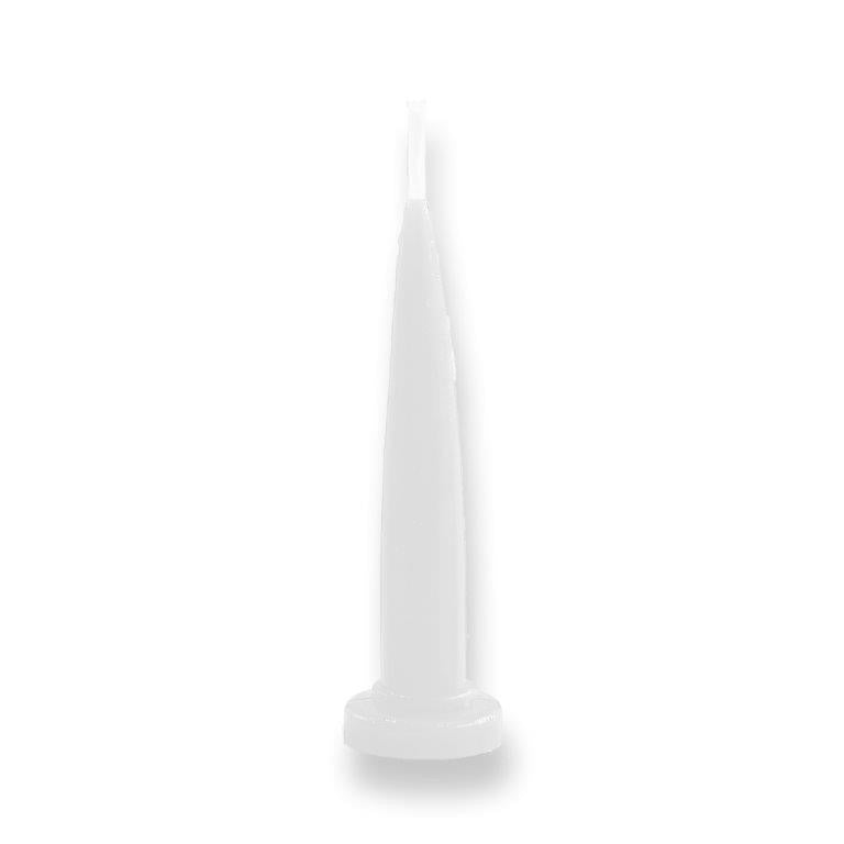 White Bullet Candles | Pack of 12