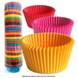 #360 Assorted Colours Baking Cups - 500 Pack