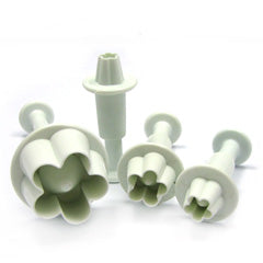 MONDO FLOWER BLOSSOM PLUNGER CUTTER SET 4 PCE