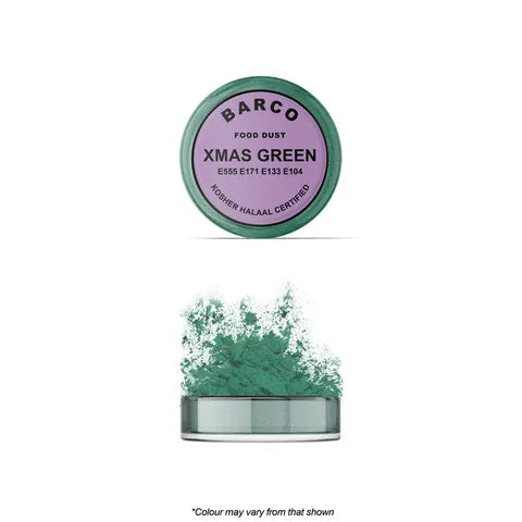 Barco Lilac Label Lustre Dust 10ml Christmas Green