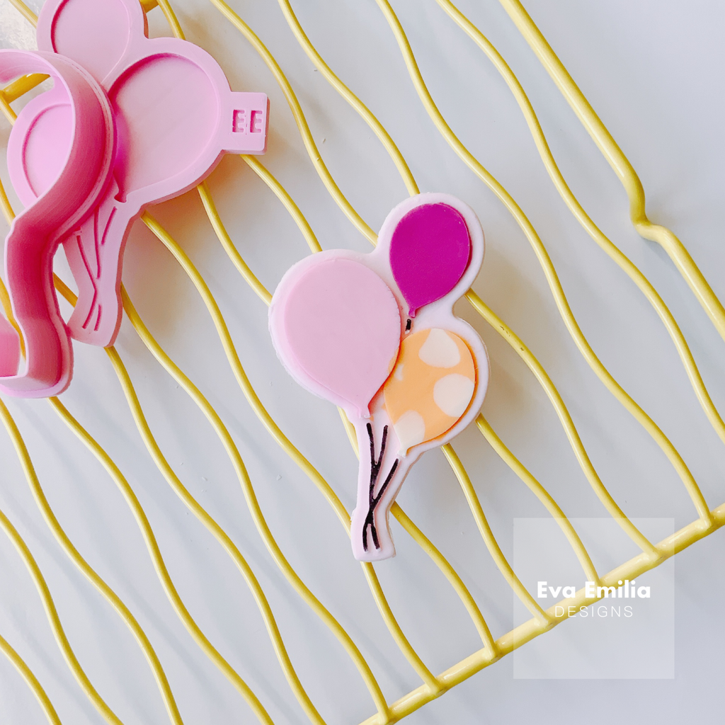 Balloons Debosser & Cutter set by Eva Emilia