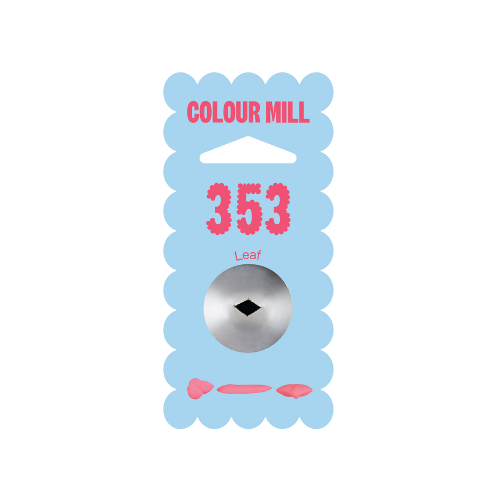 Colour Mill Piping Tip No. 353 Leaf Medium
