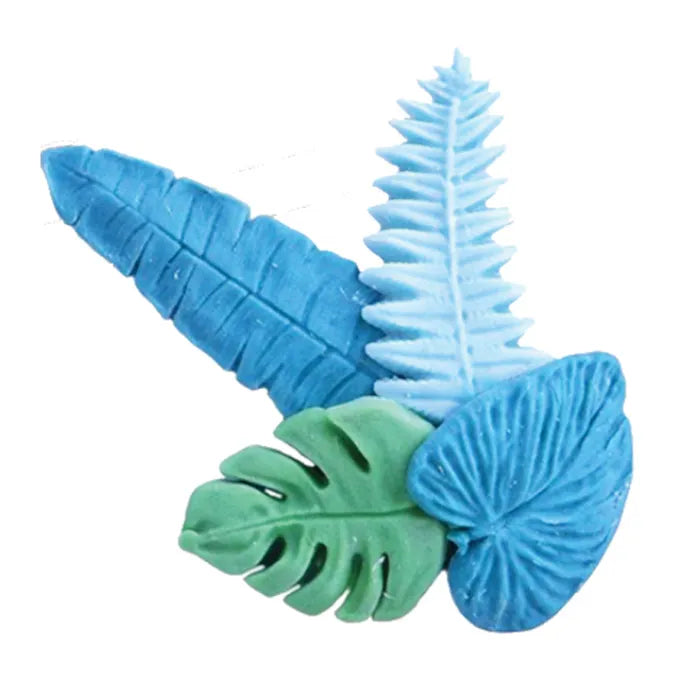 MINI ASSORTED PALM FANS SILICONE MOULD