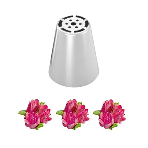 CAKE CRAFT LILY TULIP 36MM RUSSIAN PIPING TIP STAINLESS STEEL