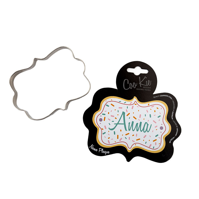 COO KIE Name Plaque Cookie Cutter