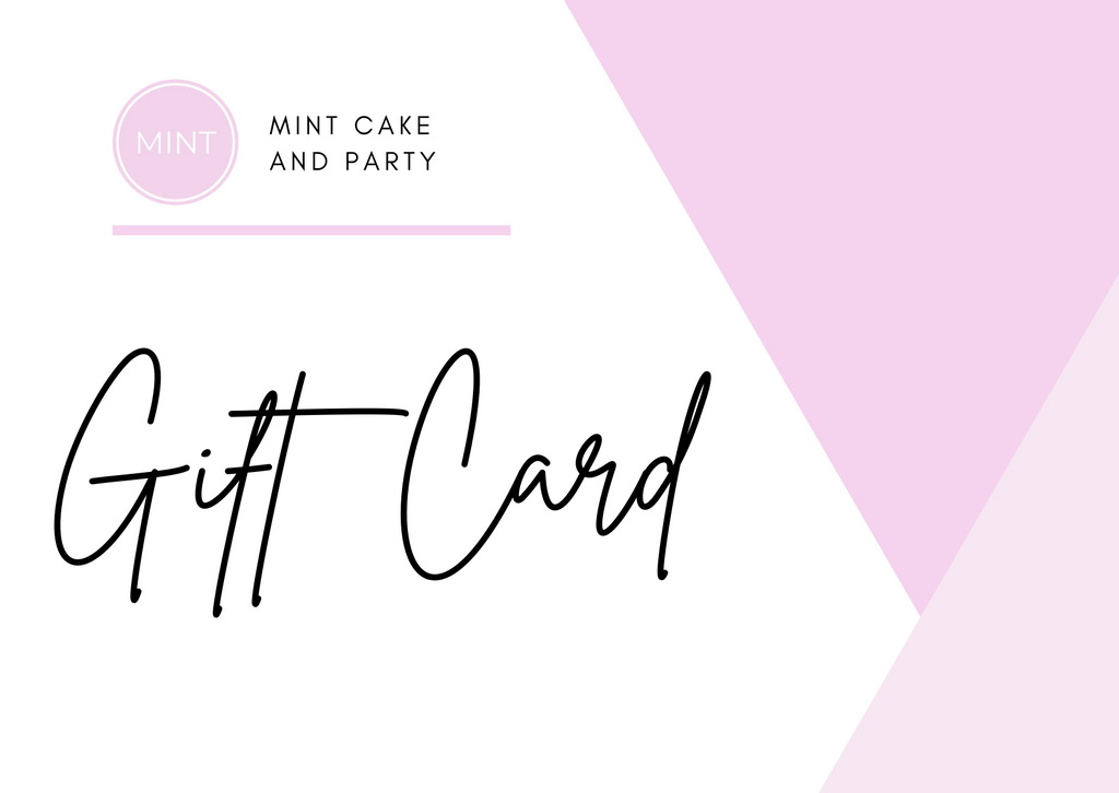 MINT Cake and Party Gift Voucher