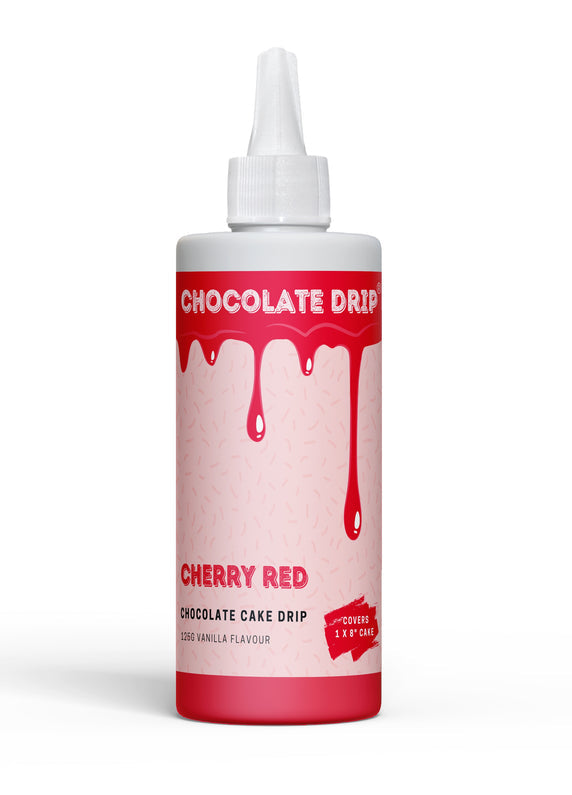 Chocolate Drip 125g Cherry Red