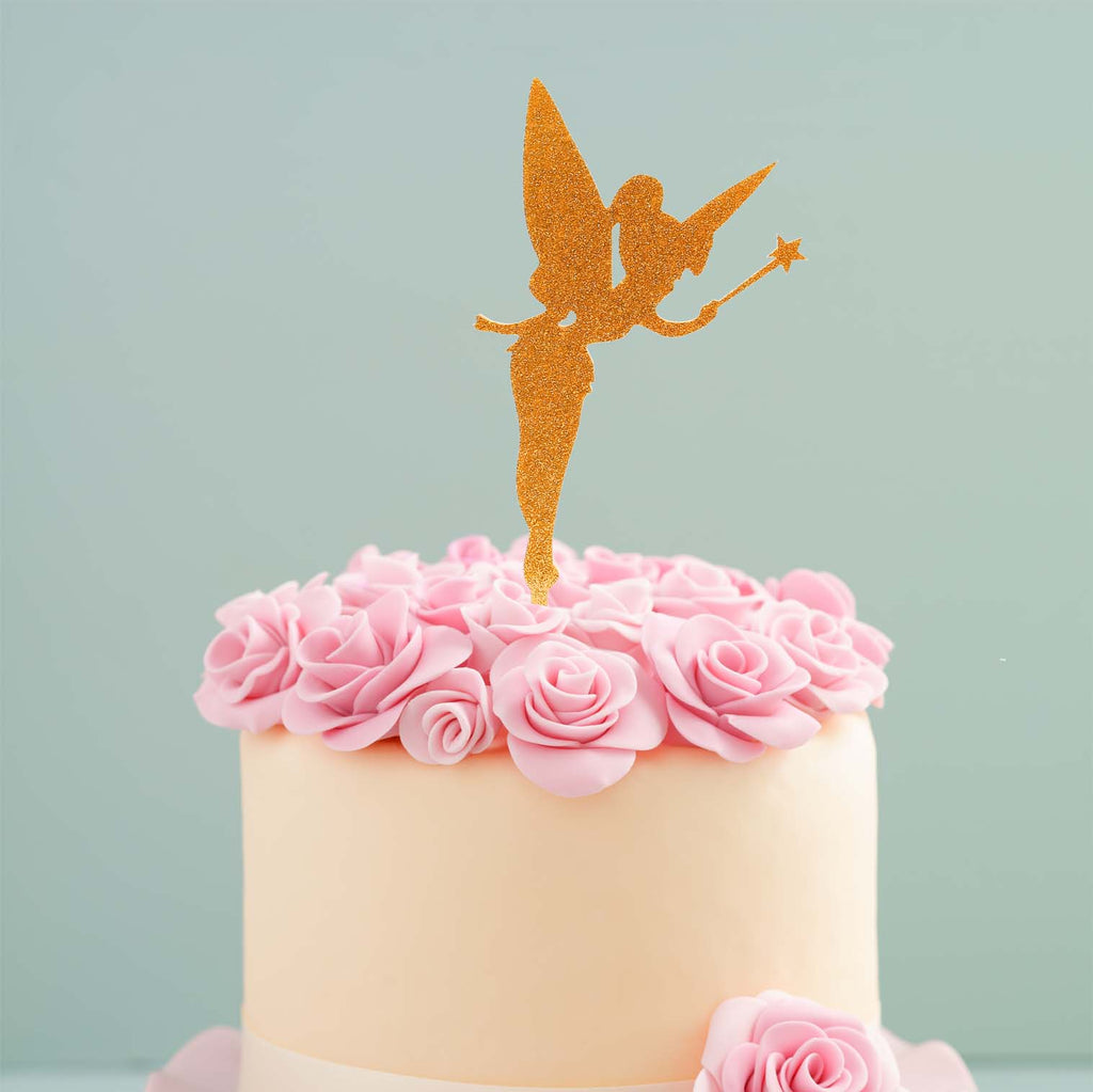 Gold Fairy Cake Topper