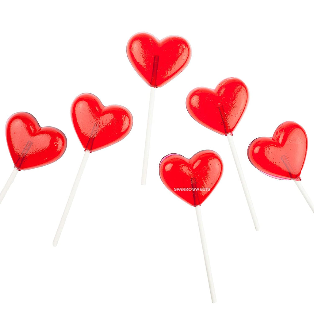 Red Heart Lollipops