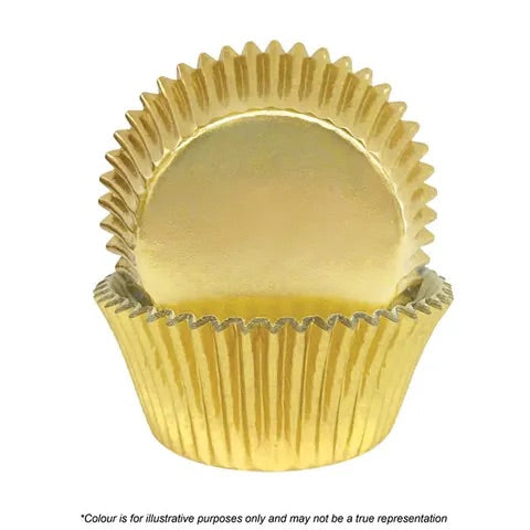 #408 Baking Cups - 72 Pack - Multiple Foil Colours
