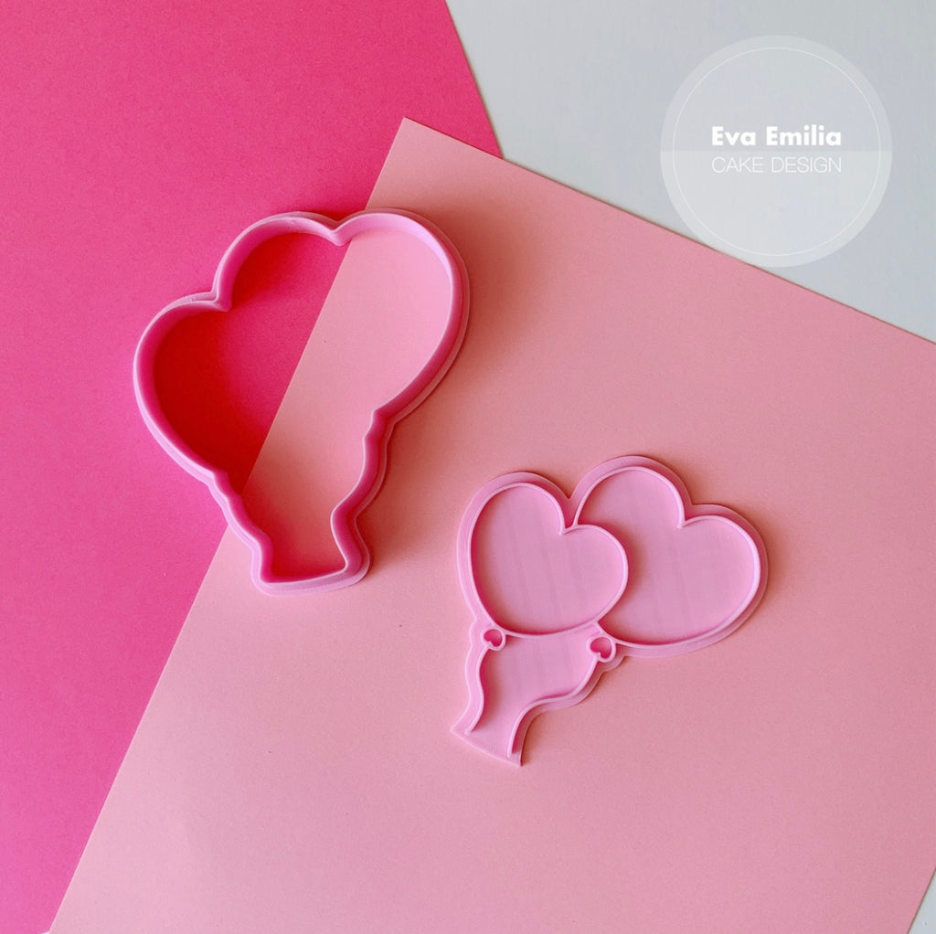 Heart Balloons Embosser and Cutter Set by Eva Emilia
