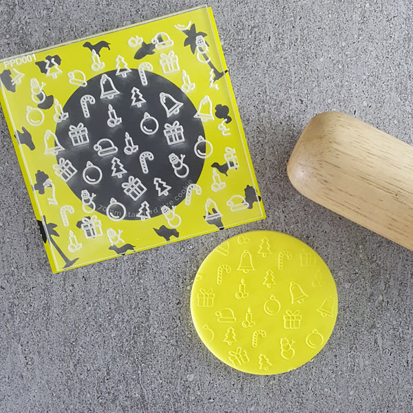 Christmas Pattern Debosser