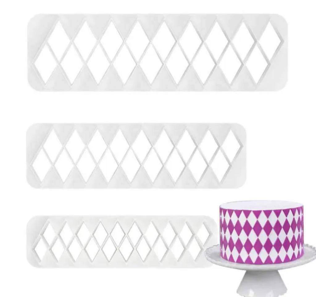 Diamond Pattern Impression Set | 3 Piece