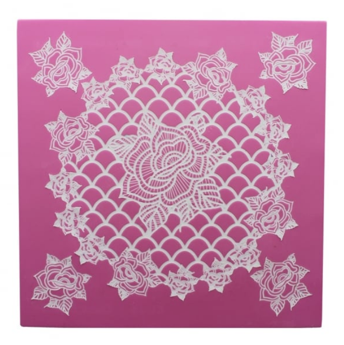 Ring of Roses 3D Cake Lace Mat