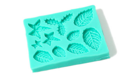 Christmas Leaves Silicone Mould