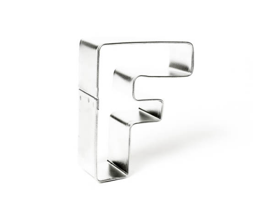 Letter F Cookie Cutter