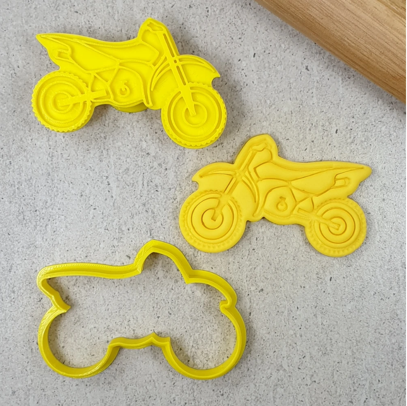 Dirt Bike Embosser & Cutter Set