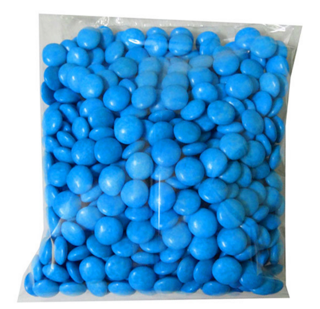 Choc Drops - Blue (500g Bag)