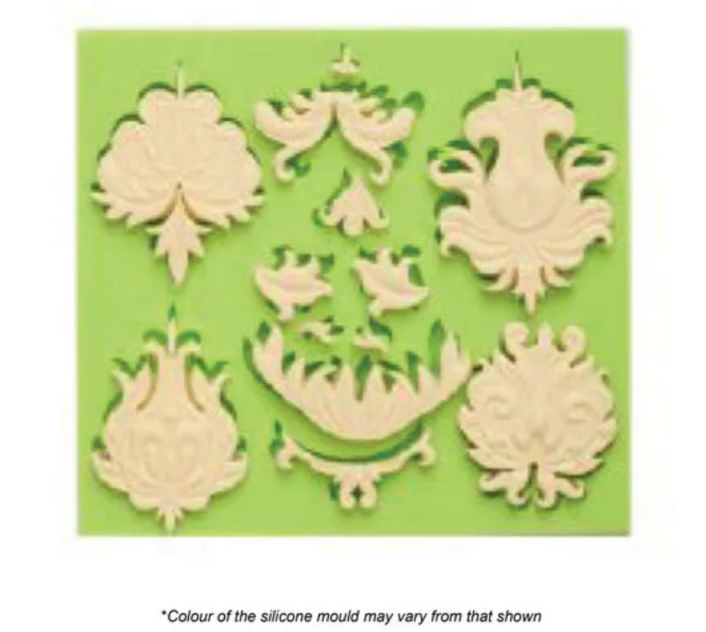 Assorted Scrolls 2 Silicone Mould