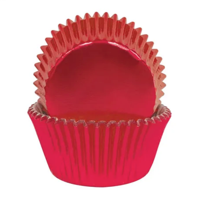 #700 Red Foil Baking Cups