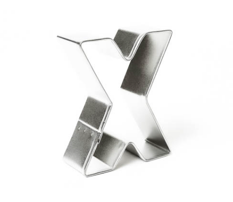 Letter X Cookie Cutter