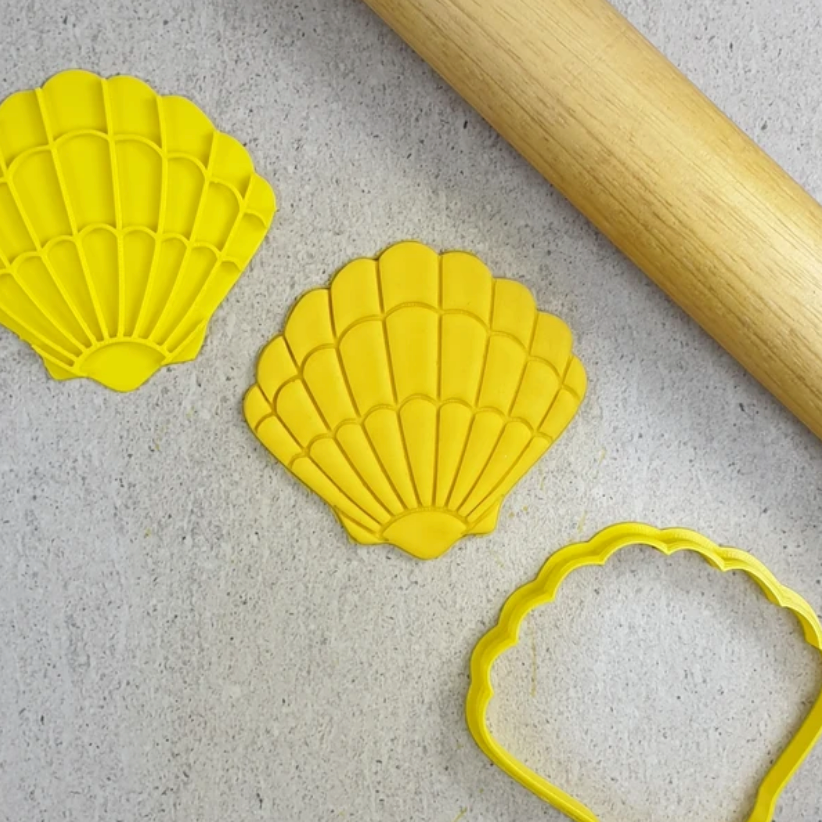 Clam Shell Embosser & Cutter | Mint Cake and Party