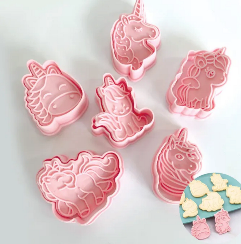 3D Unicorn Cookie Cutter Set