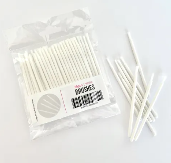 White Brushes | 50 Pack