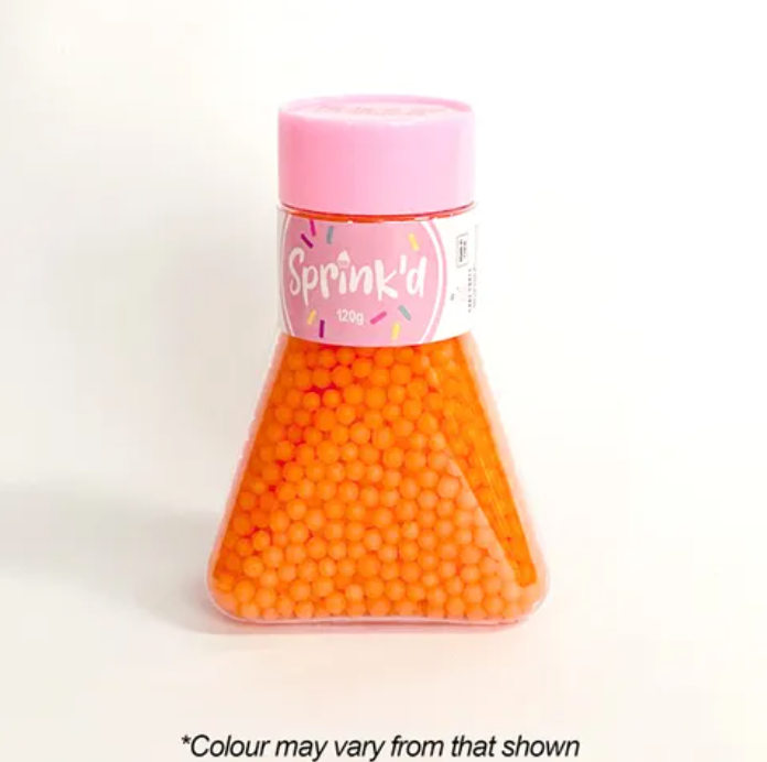 Orange Sugar Balls | 4mm