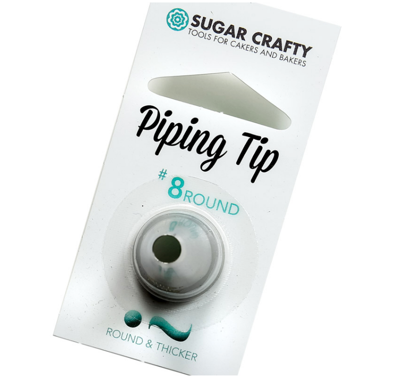 Sugar Crafty Round Piping Tip 8