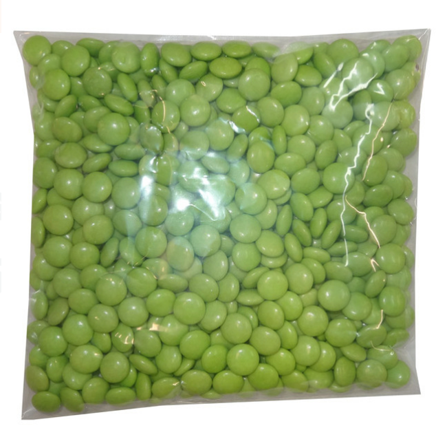 Choc Drops - Green (500g Bag)