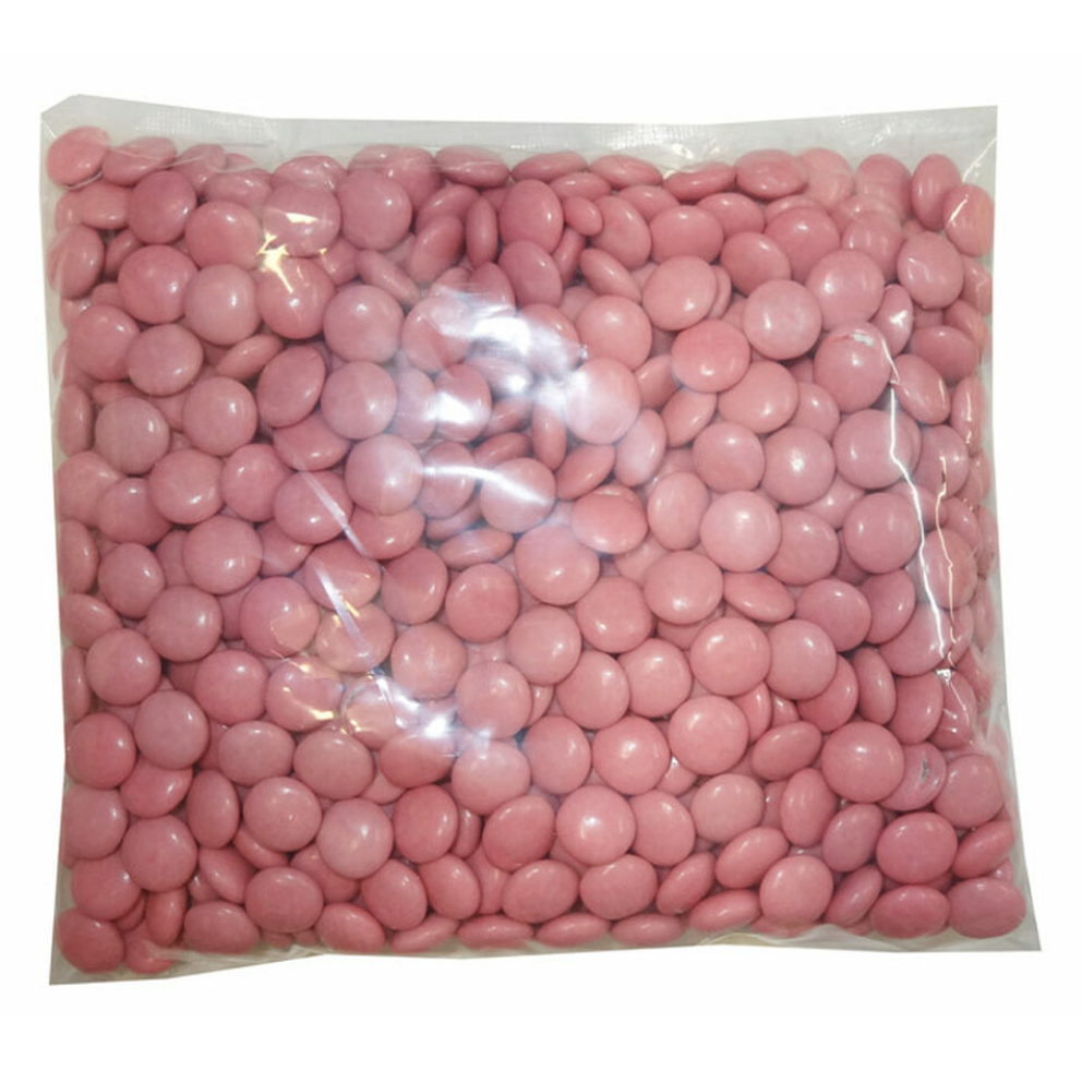 Choc Drops - Light Pink (500g Bag)