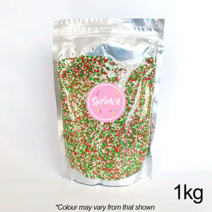 Sprink'd Nonpareils Christmas Mix | 1kg