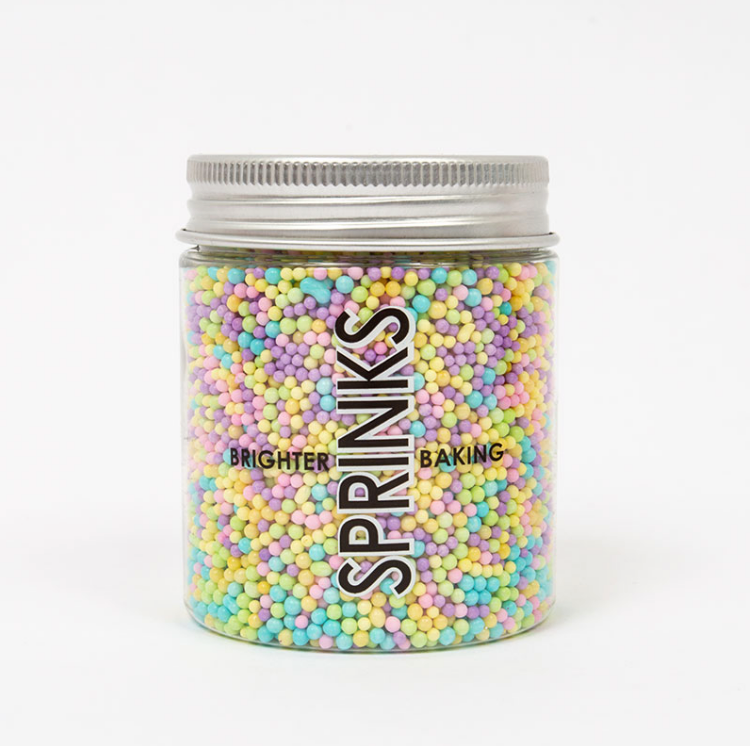 Spring Pastel Nonpareils 65g Sprinkles