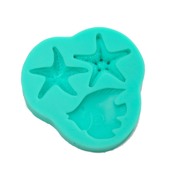 Starfish + Fish Silicone Mould