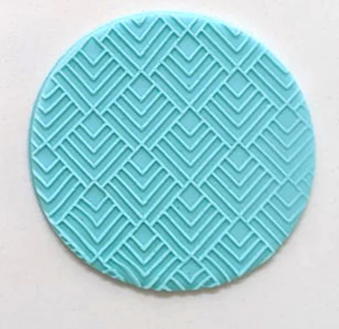 Chevron Square Pattern Debosser