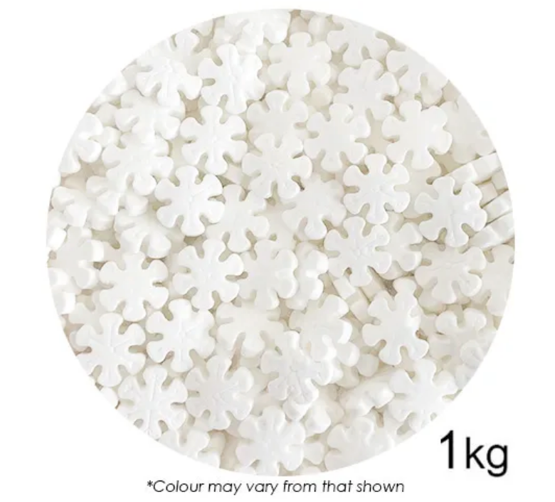 White Snowflake Sprinkles | 1kg