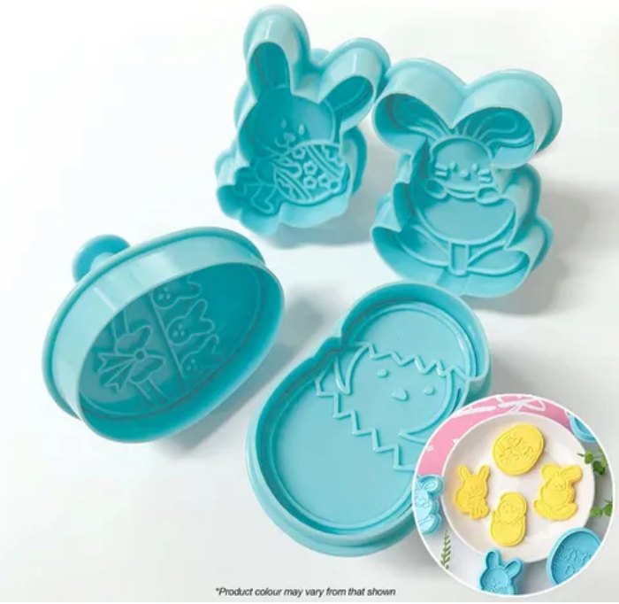 Easter Bunny Plunger Cutter 4 Pieces