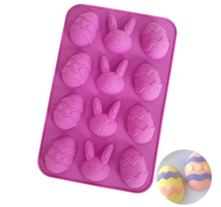 Easter Egg & Bunny Rabbit Silicone Mould