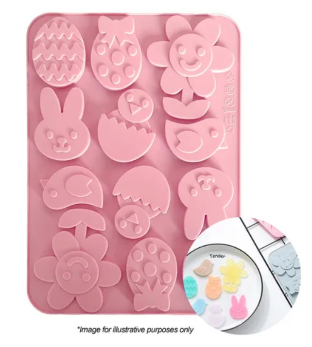 Easter Flower Assorted Silicone Mould
