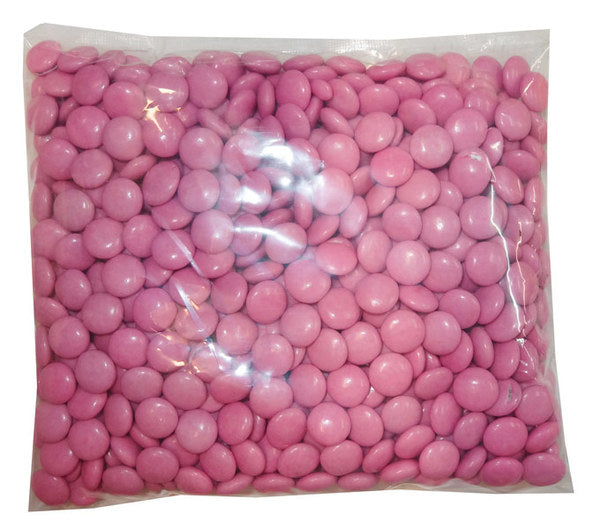 Choc Drops - Pink (500g Bag)