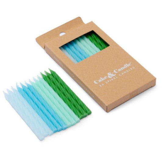 Spiral Candles - 24 pack