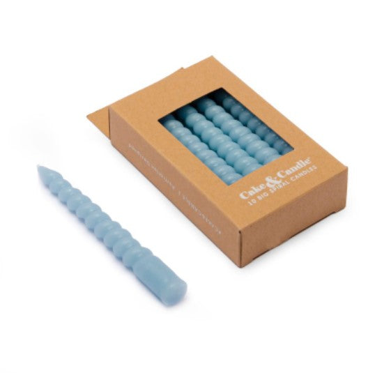 Big Spiral Candles - 10 Pack