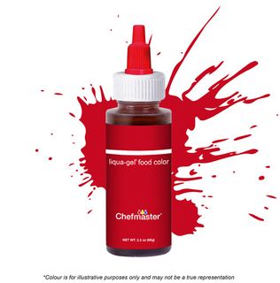 Chefmaster Liqua-gel 2.3oz Red Red