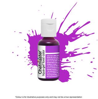 Chefmaster Liqua-gel 20ml Neon Brite Purple