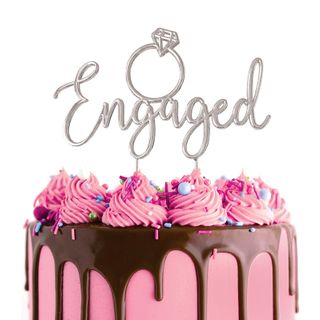 Engaged Metal Topper | Silver
