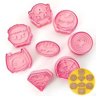 Super Heroes Cookie Cutters | 8 Piece Set