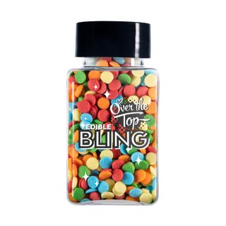 Over The Top Edible Bling Bright Sequins Mixed 55g