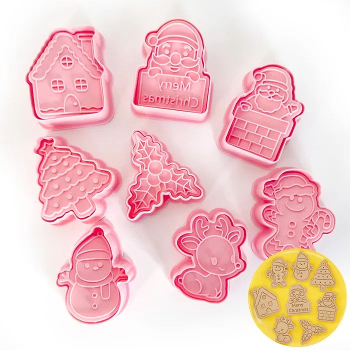 Christmas Cookies Cutters | 8 Piece Set