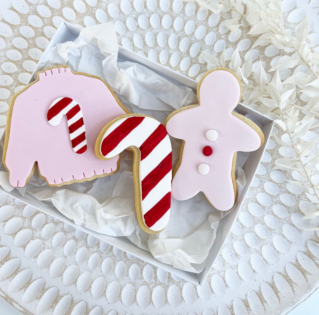 CANDYLAND CHRISTMAS SUGAR COOKIE BOX Mint Cake and Party